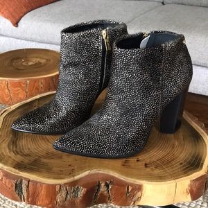 RESERVED: Carrano pony hair ankle boots